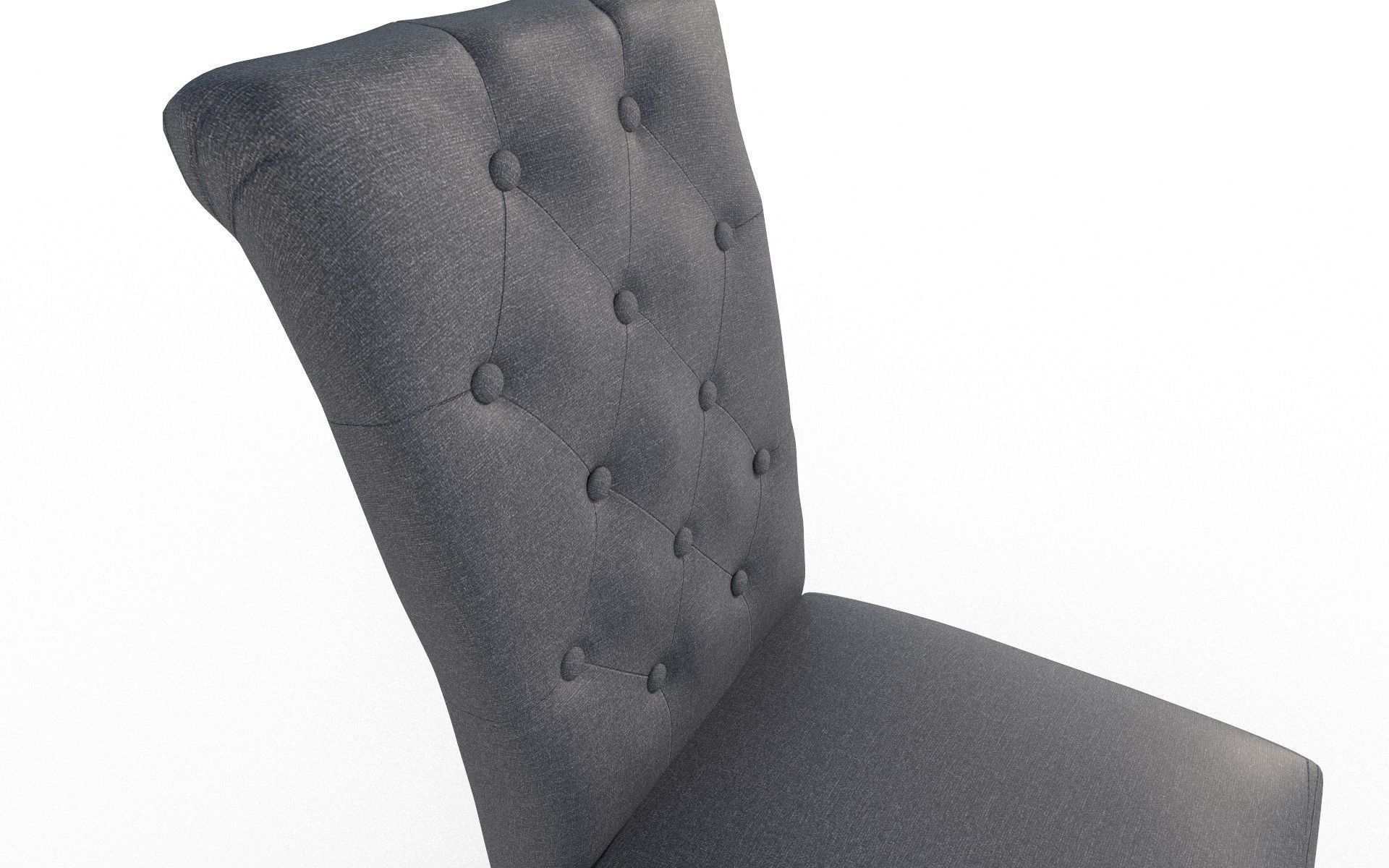 Modern Chair Low-poly 3D model_6