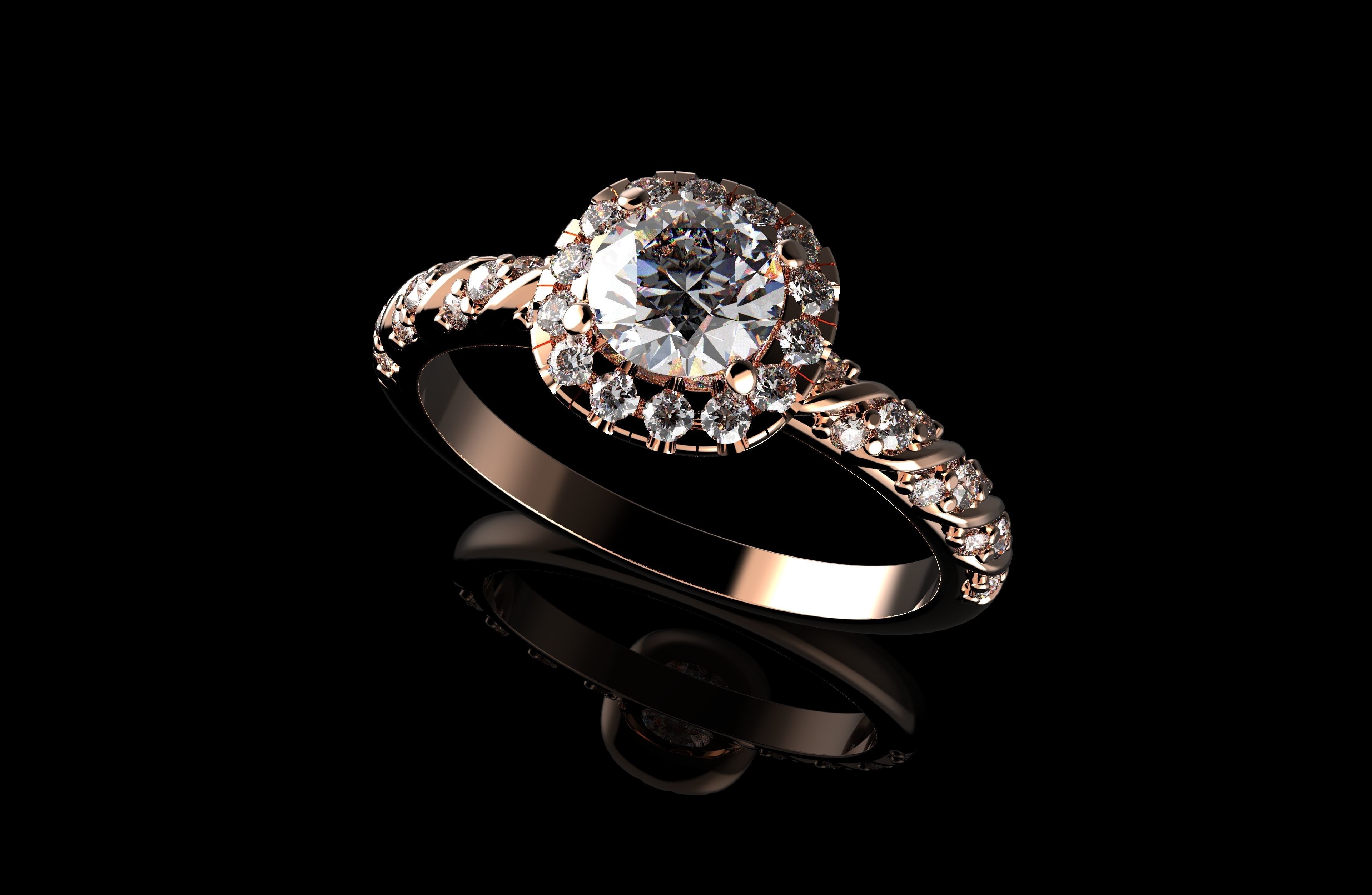 Gold N1015 3D print model_4