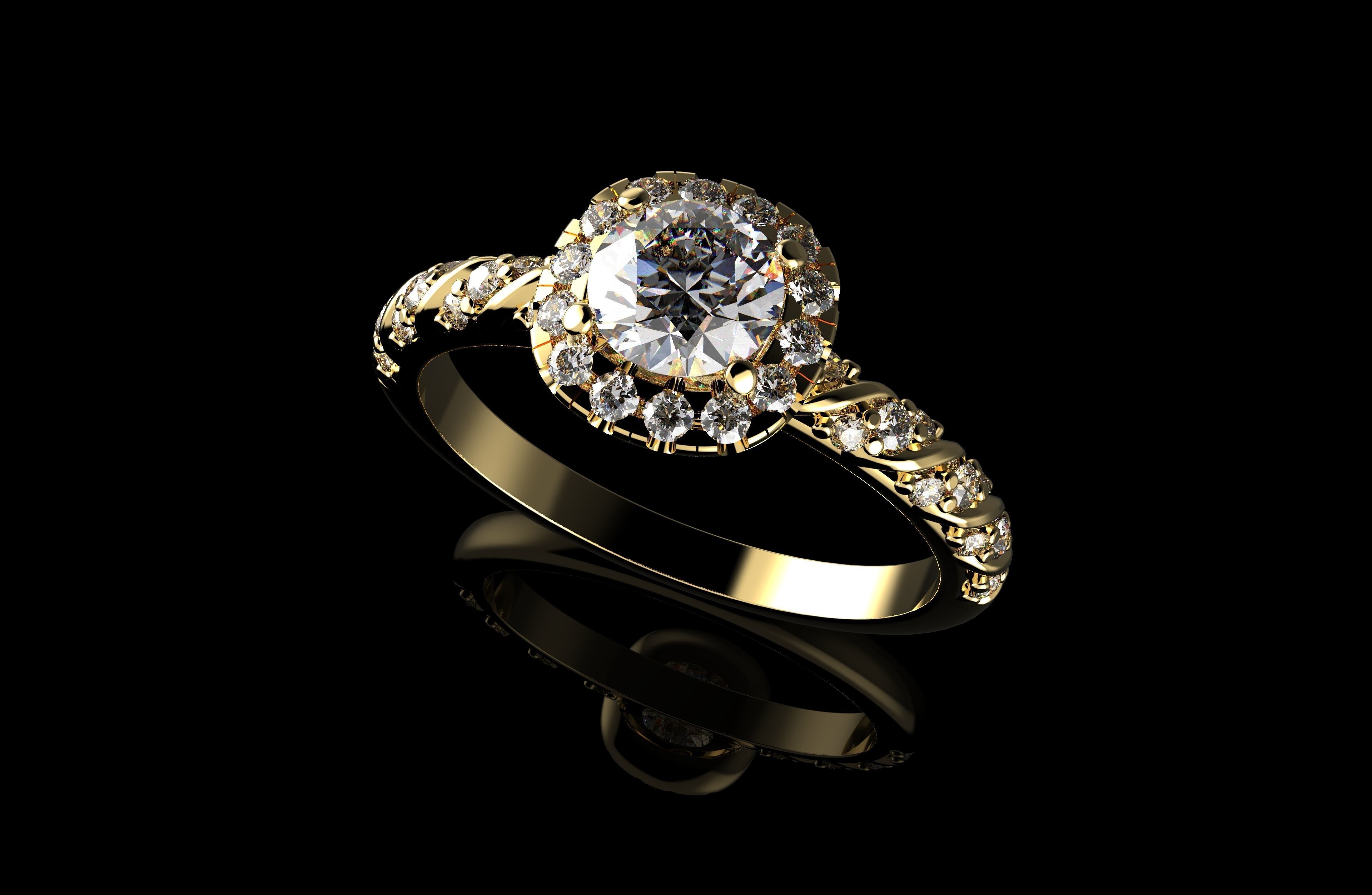 Gold N1015 3D print model_5