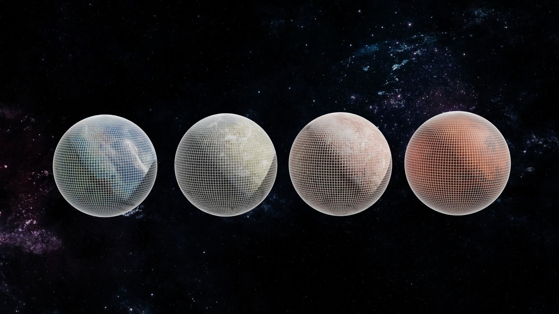 Planets 4K 3D model_1