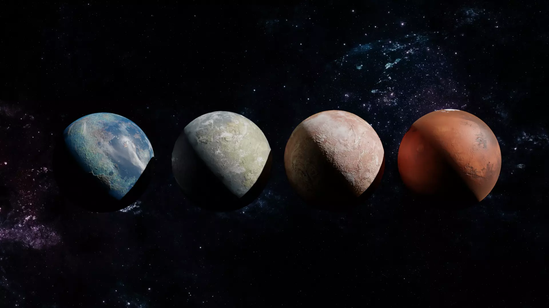 Planets 4K 3D model_0