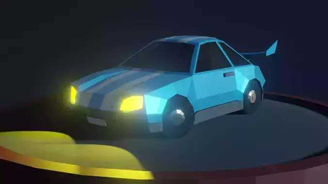 Race Car Low Poly