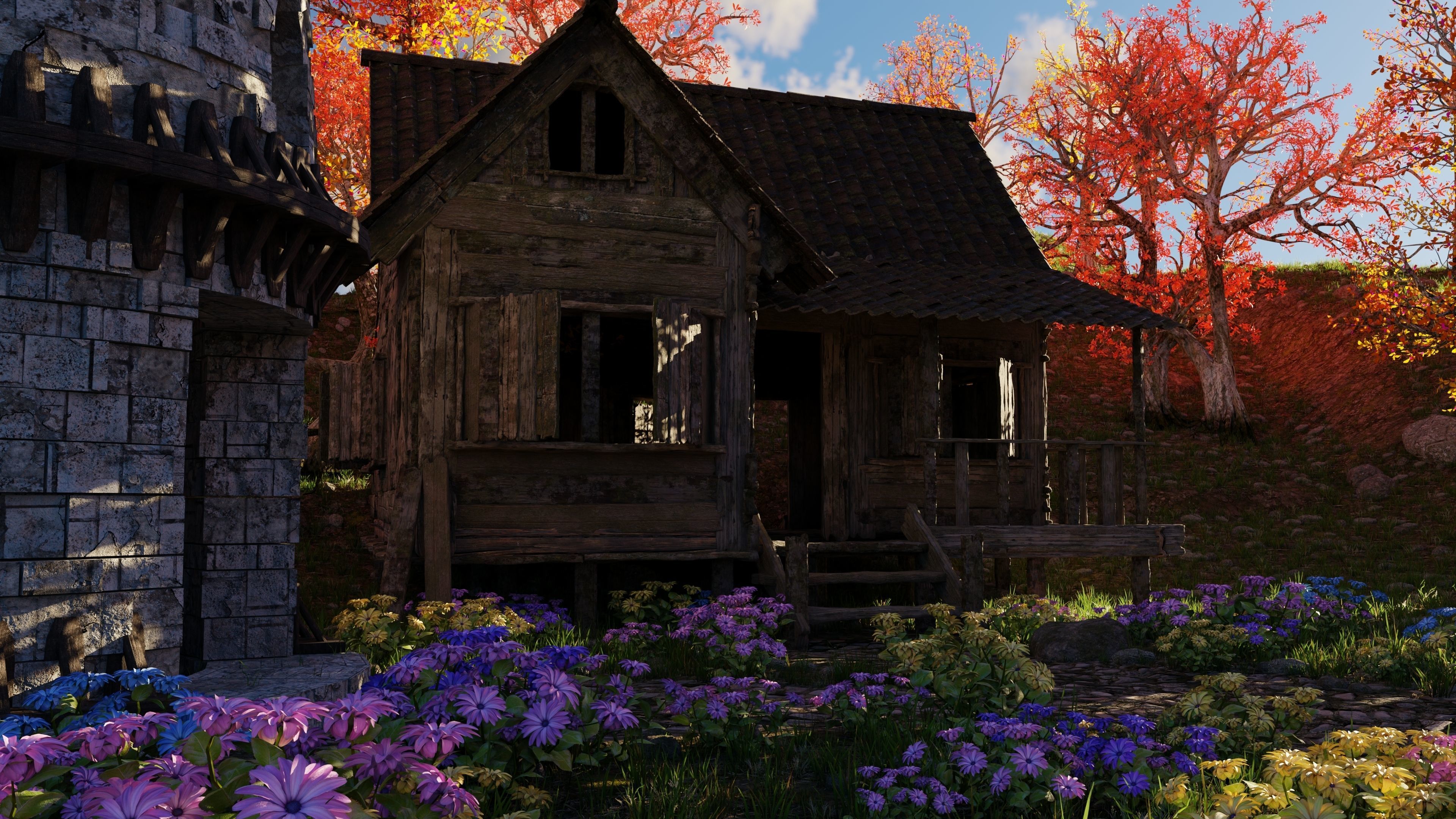 Tower Scene 3D model_17