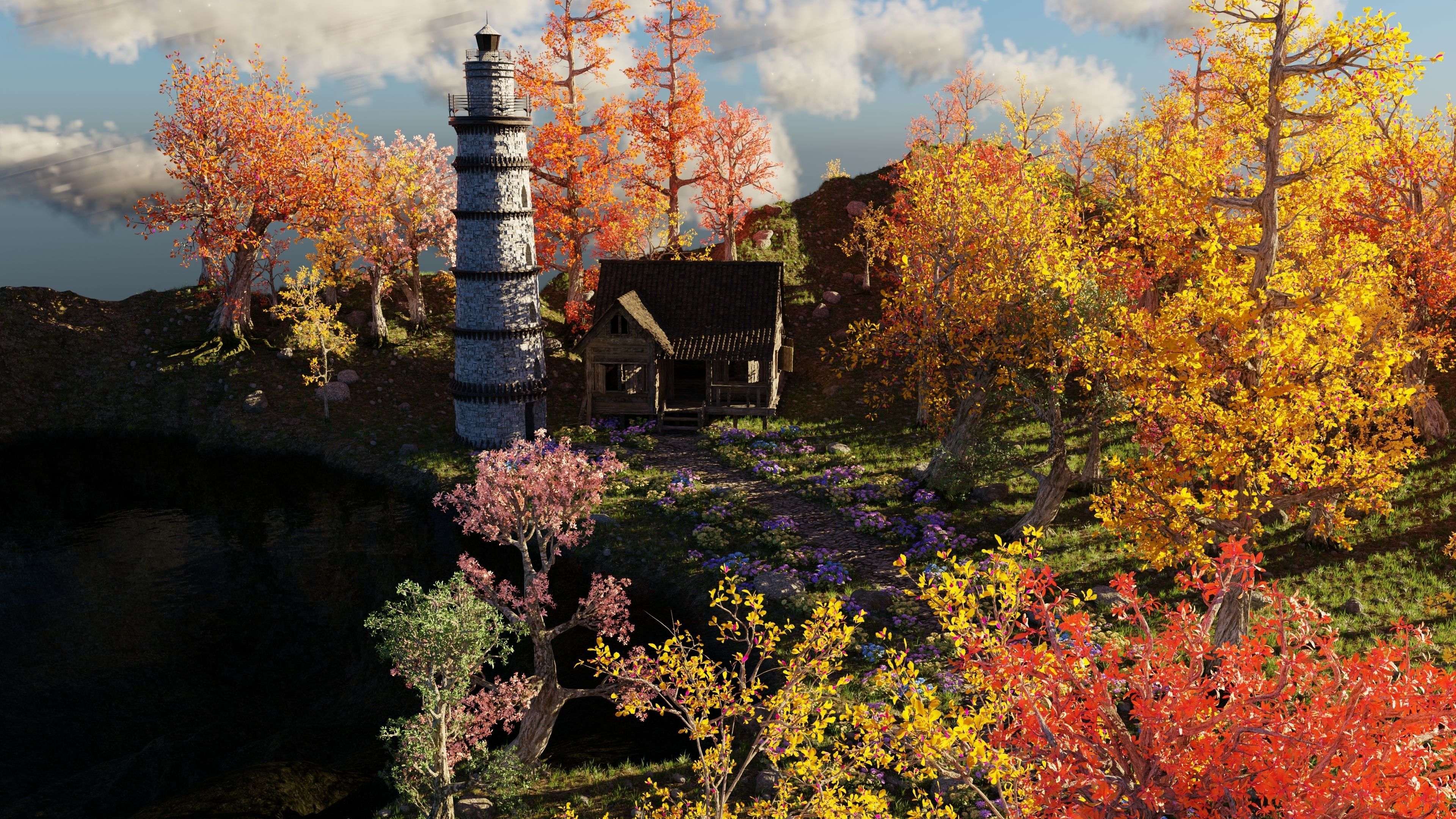 Tower Scene 3D model_13