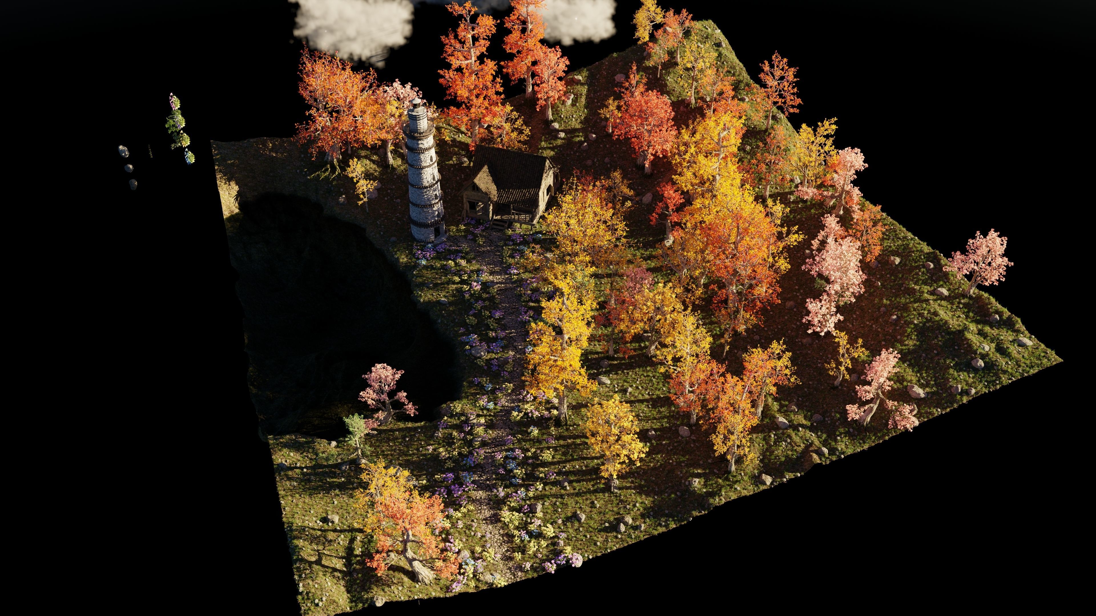 Tower Scene 3D model_19