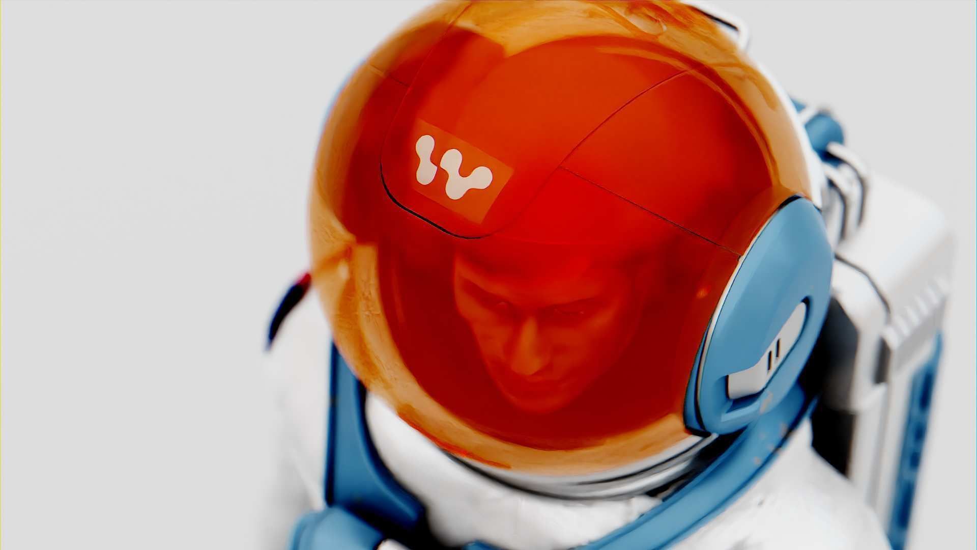 MARS COLONY ASTRONAUT RIGGED 3D model_17