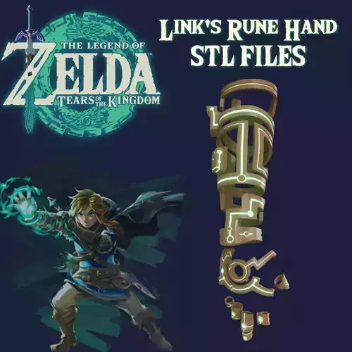 Link Ultrahand Zelda Tears of The Kingdom 3D print model