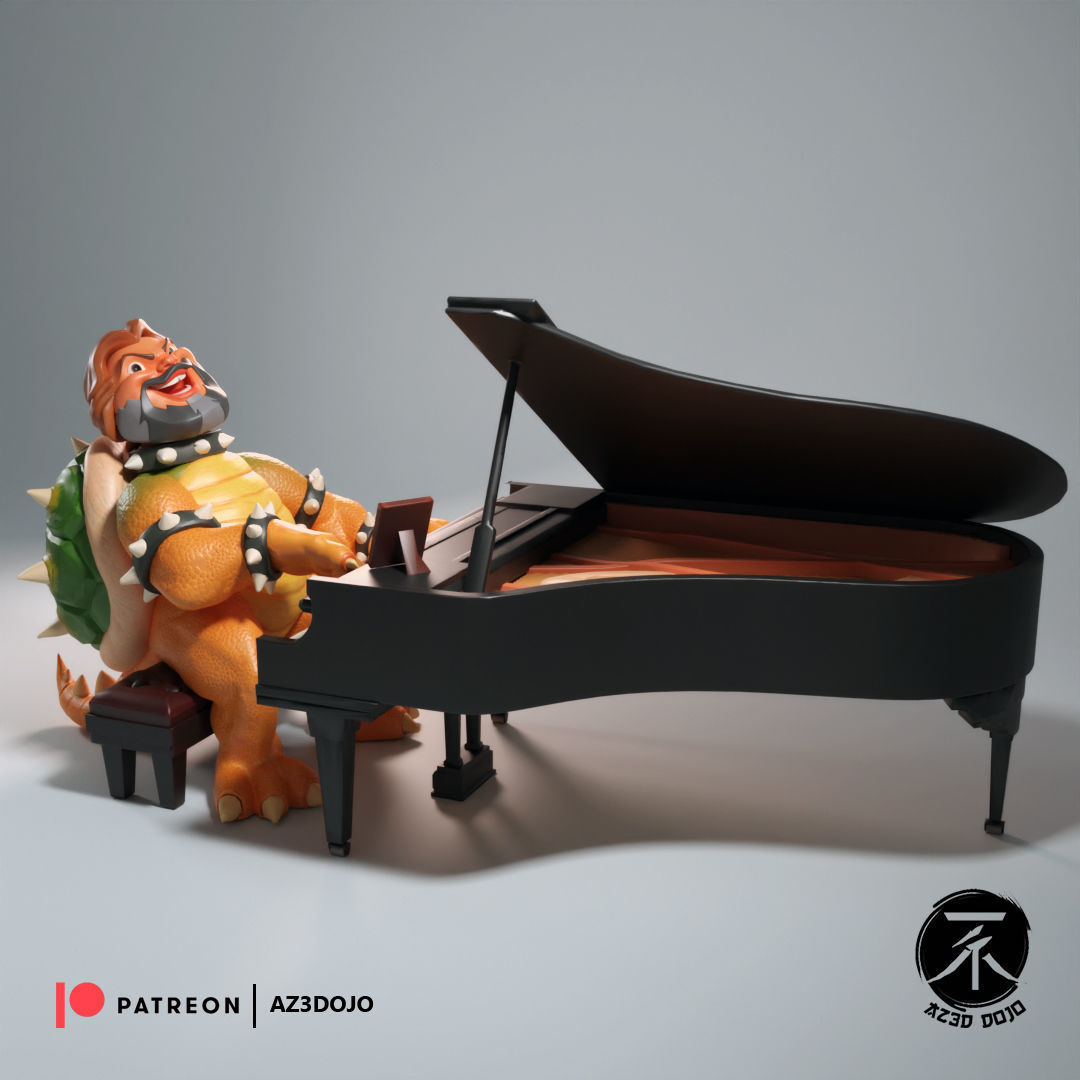 BOWSER - THE SUPER MARIO BROS MOVIE 3D print model_2