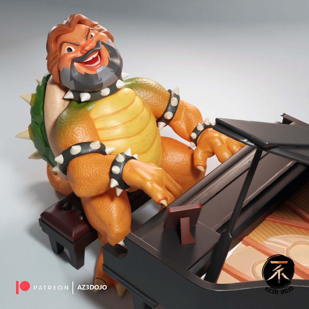 BOWSER - THE SUPER MARIO BROS MOVIE 3D print model_4