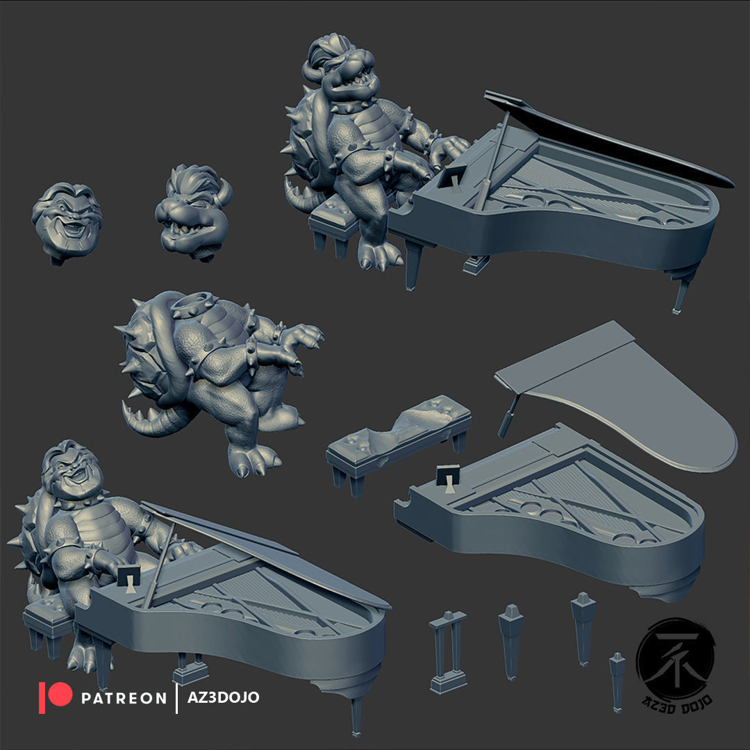 BOWSER - THE SUPER MARIO BROS MOVIE 3D print model_1