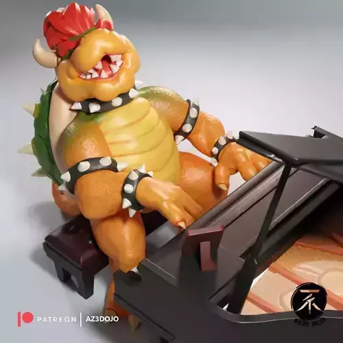 BOWSER - THE SUPER MARIO BROS MOVIE 3D print model