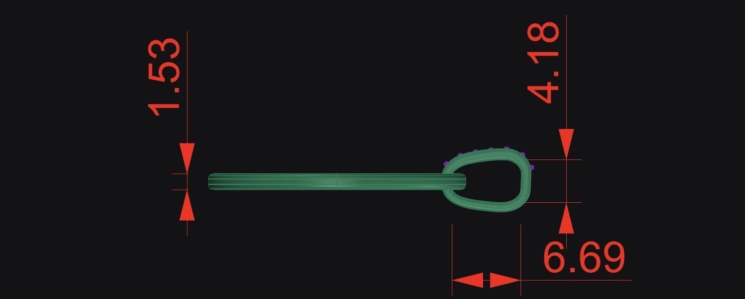 Heart Initial Pendant - A 3D print model_4