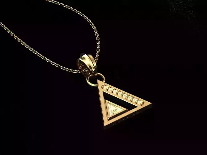 pendant-diamond-jewelry 3D print model