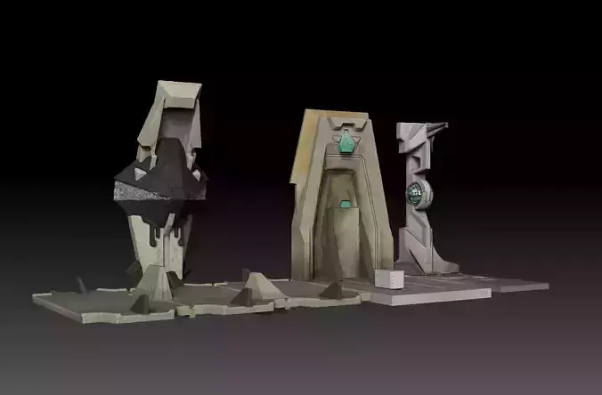 Scifi Egyptian Elements