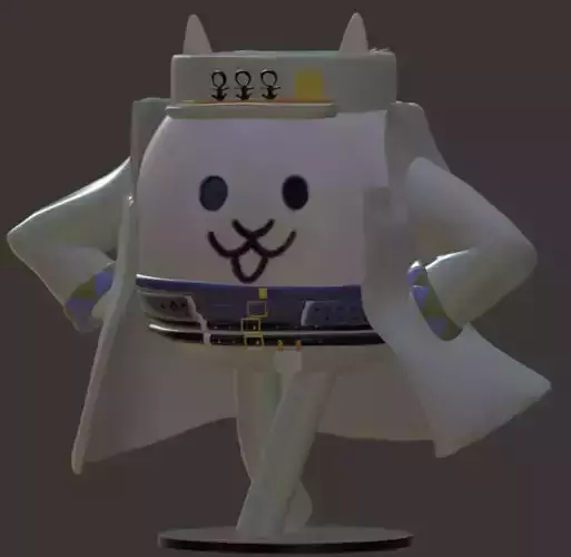 JOTARO CAT - THE BATTLE CATS STYLE  - DIAMOND IS UNBREAKABLE 3D print model