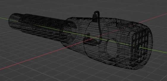 Simple Pulsejet Engine 3D model_2