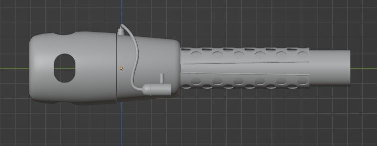 Simple Pulsejet Engine 3D model_1