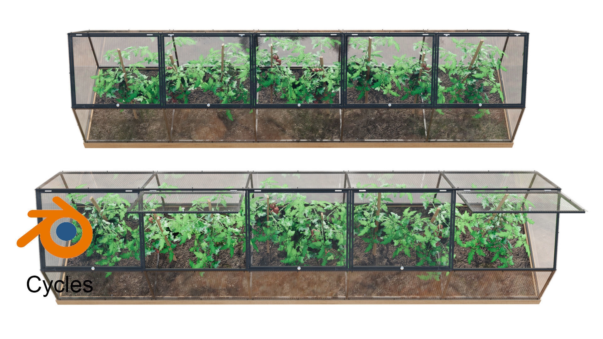 Greenhouse  3D model_6