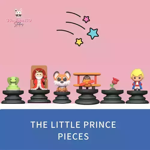 The Little Prince Chess 3D print model