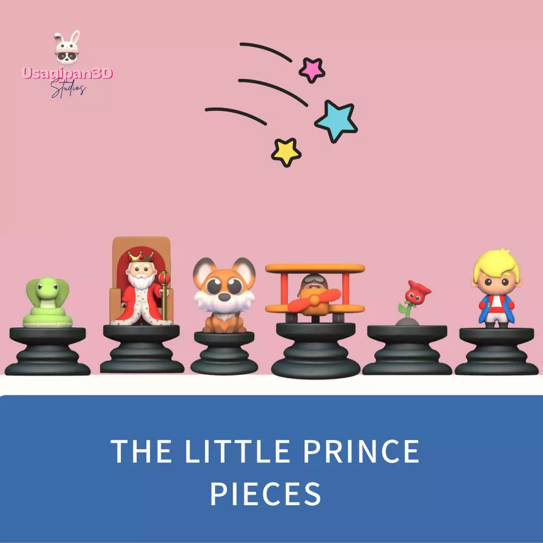 The Little Prince Chess 3D print model_0