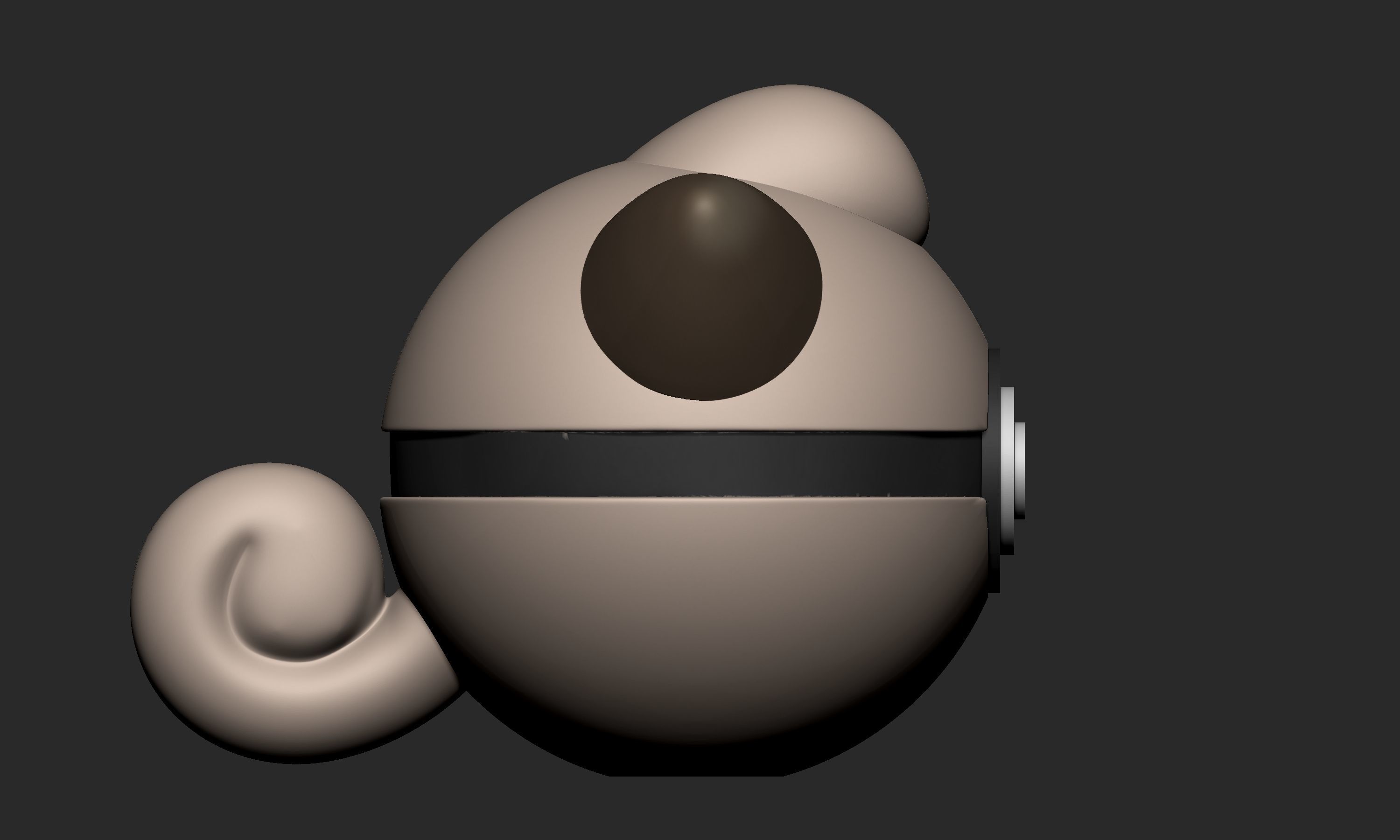 Pokemon Cleffa Pokeball 3D print model_4