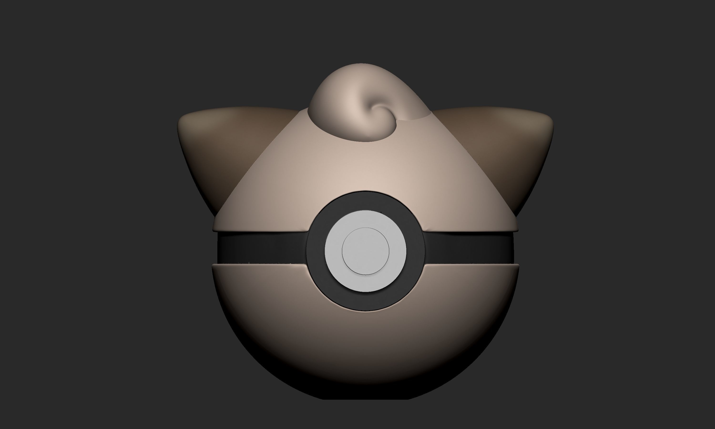 Pokemon Cleffa Pokeball 3D print model_1