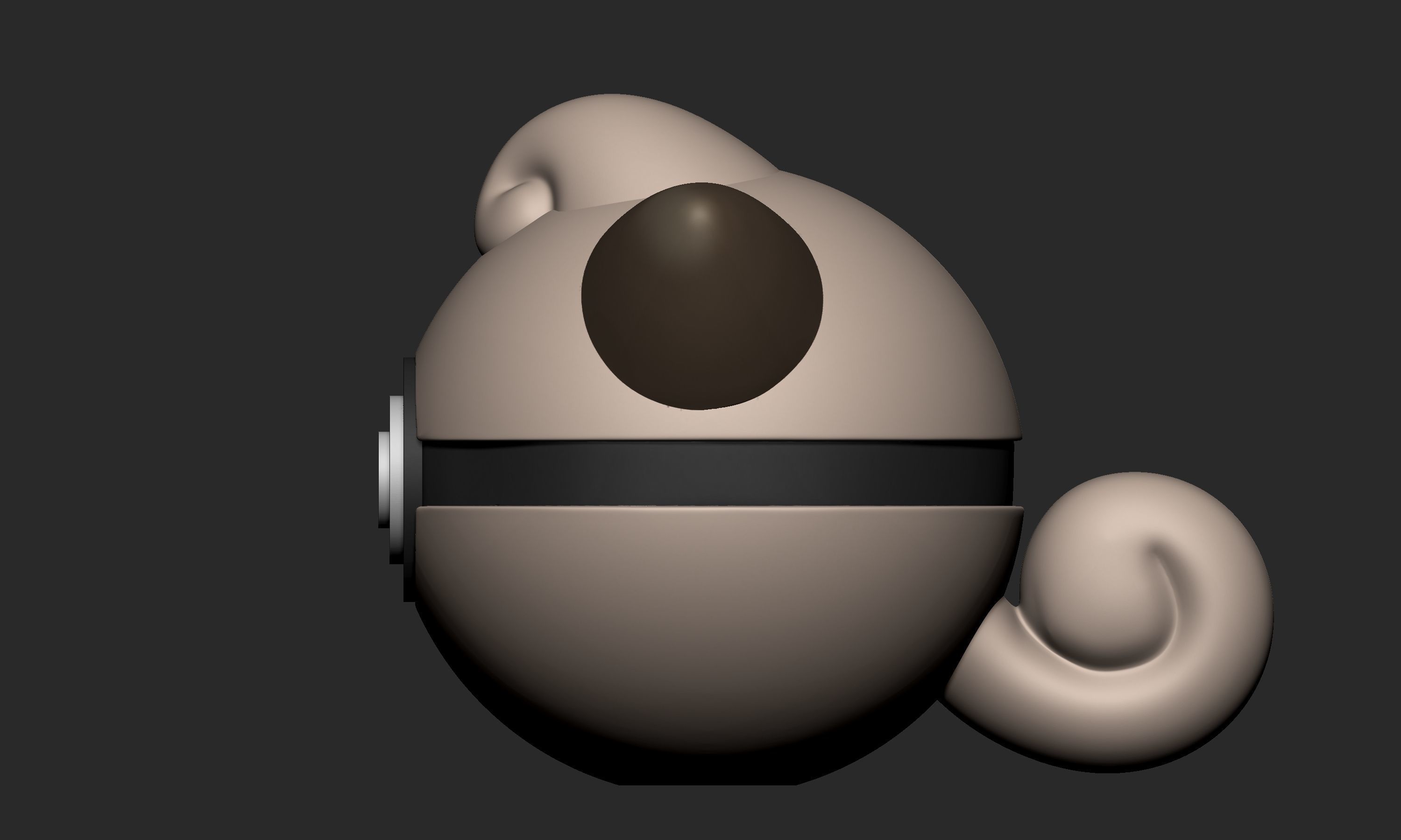 Pokemon Cleffa Pokeball 3D print model_8