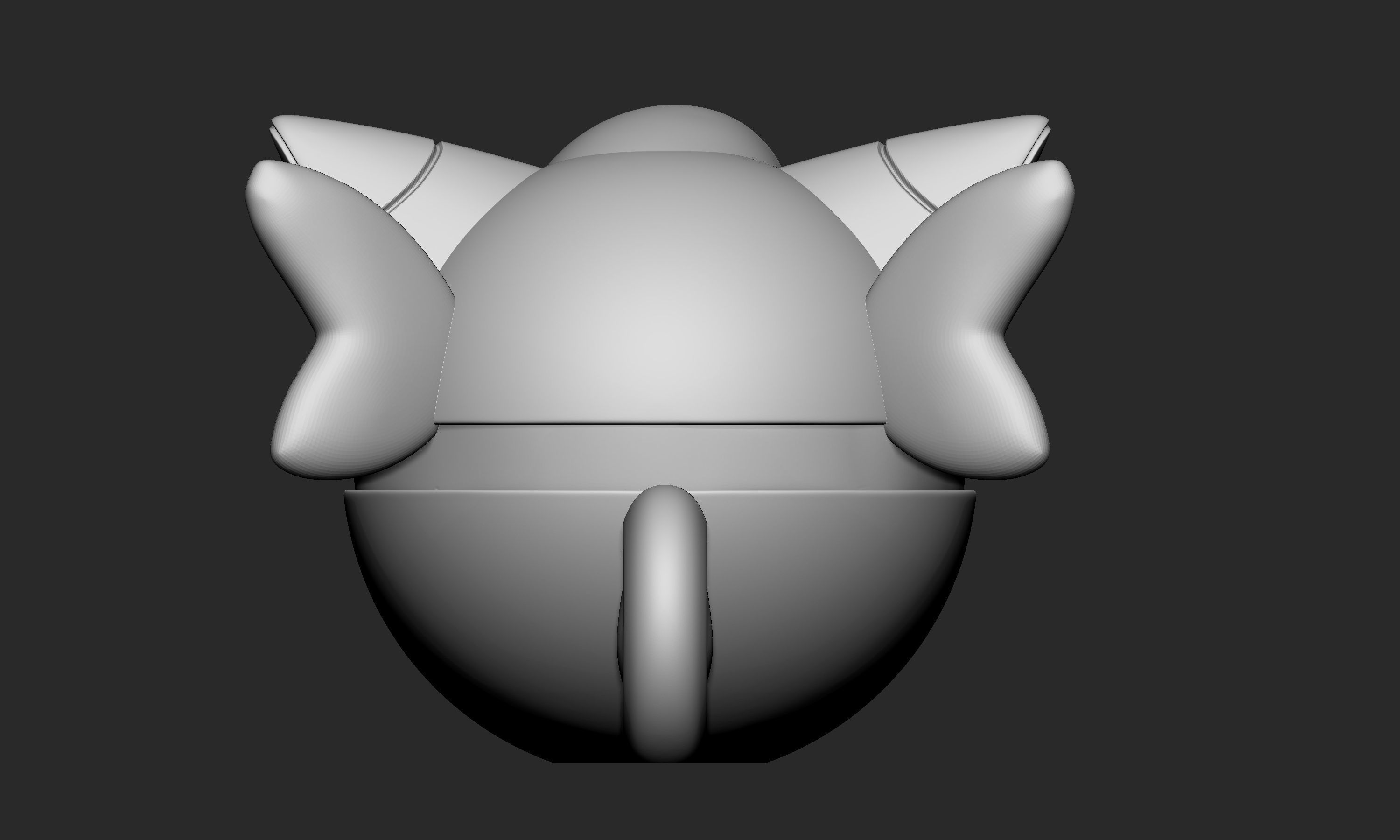 Pokemon Clefairy Pokeball 3D print model_6