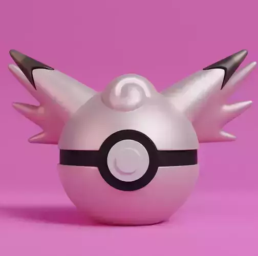 Pokemon Clefable Pokeball 3D print model