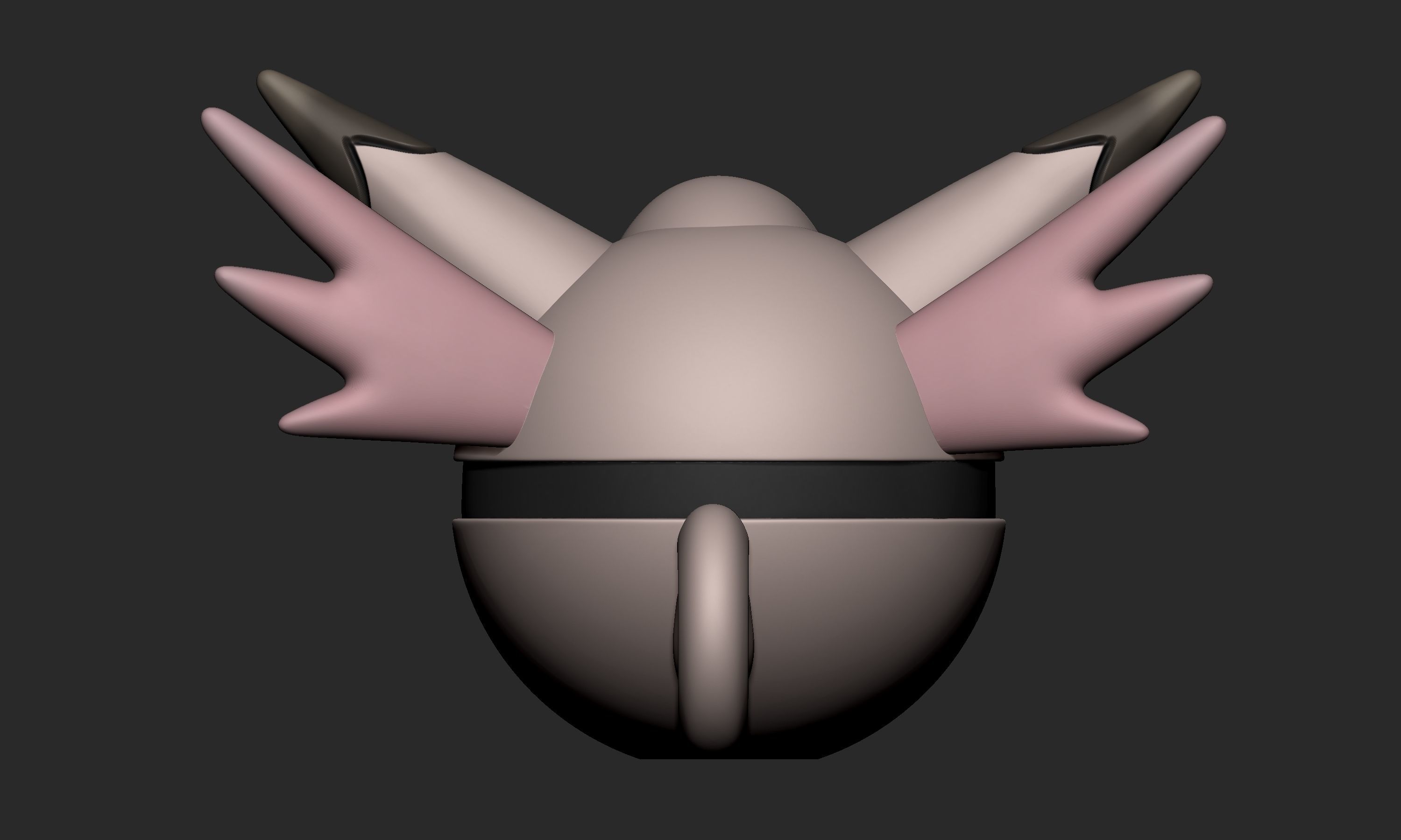 Pokemon Clefable Pokeball 3D print model_5