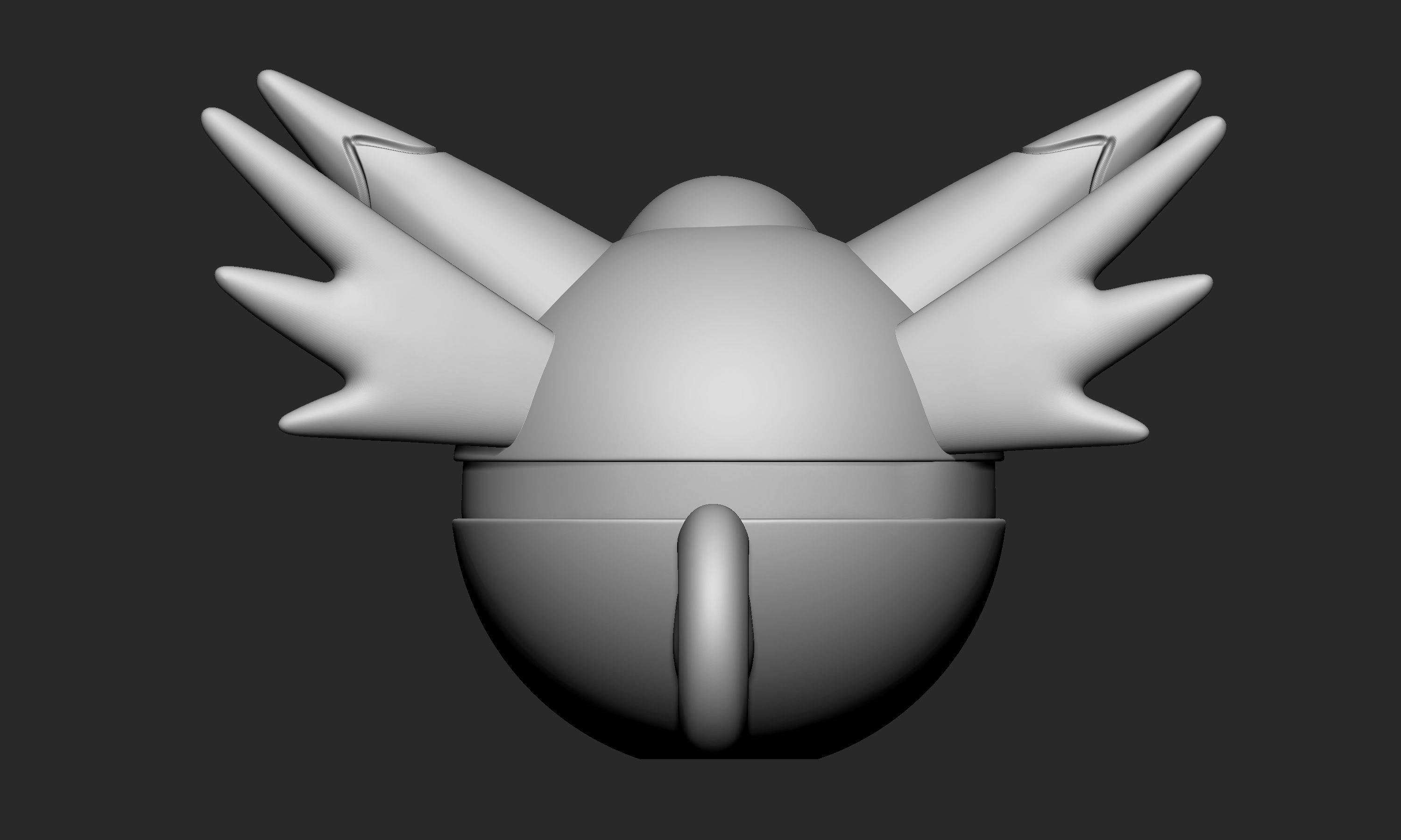 Pokemon Clefable Pokeball 3D print model_6