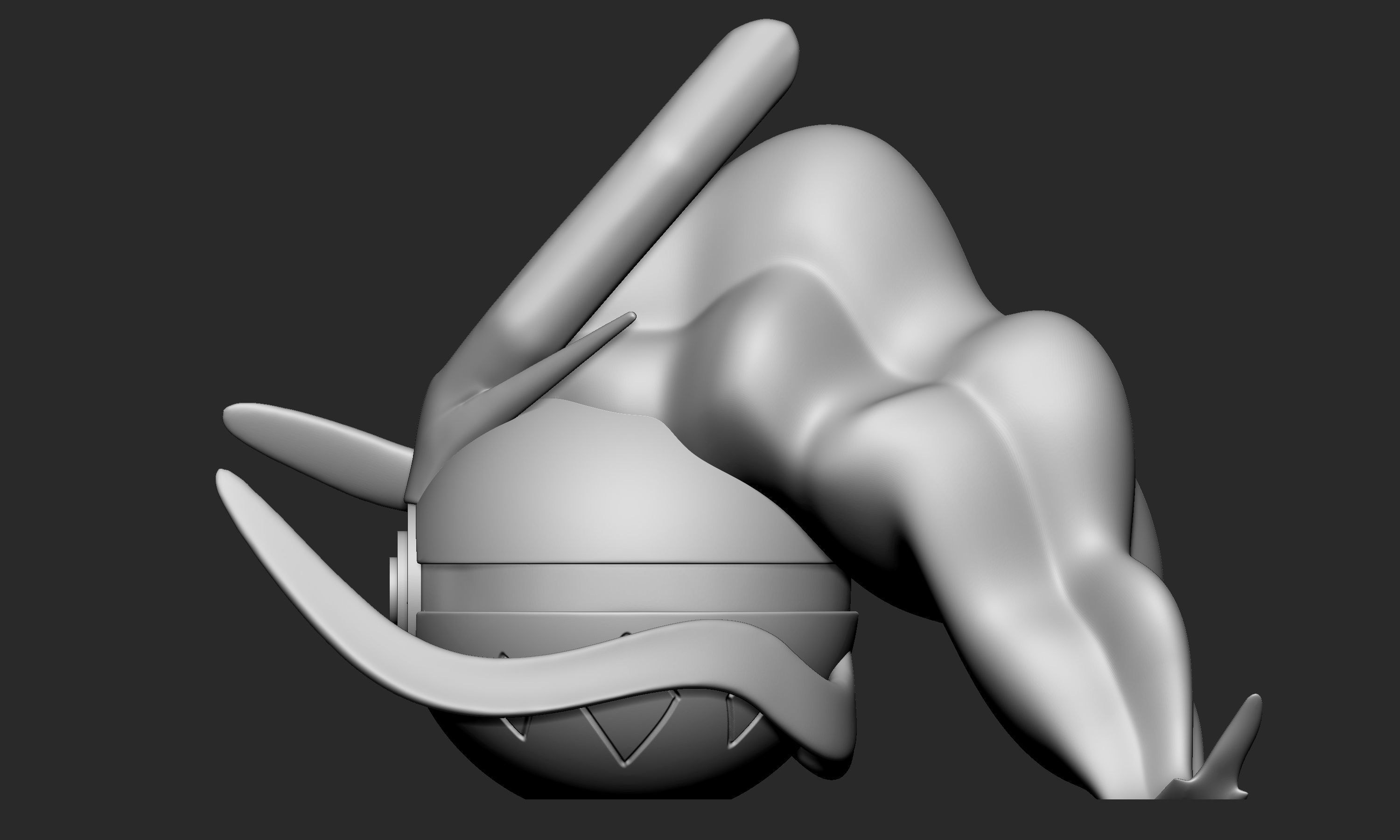 Pokemon Suicune Pokeball 3D print model_3