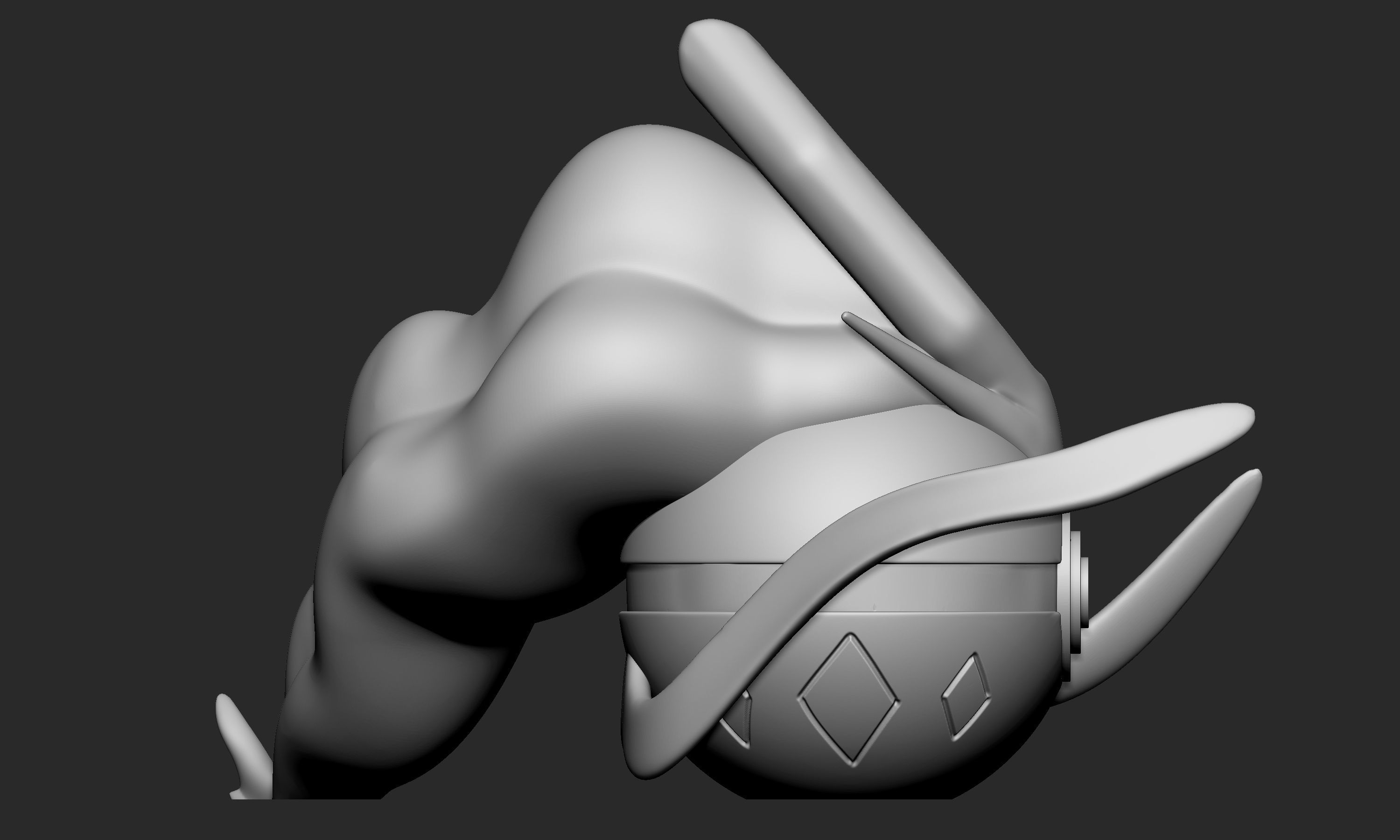 Pokemon Suicune Pokeball 3D print model_7