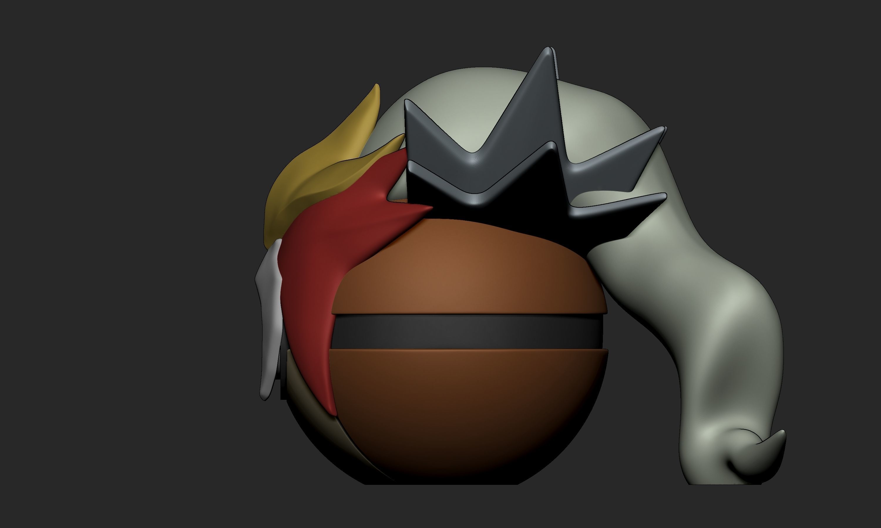 Pokemon Entei Suicune Raikou Pokebal 3D print model_8