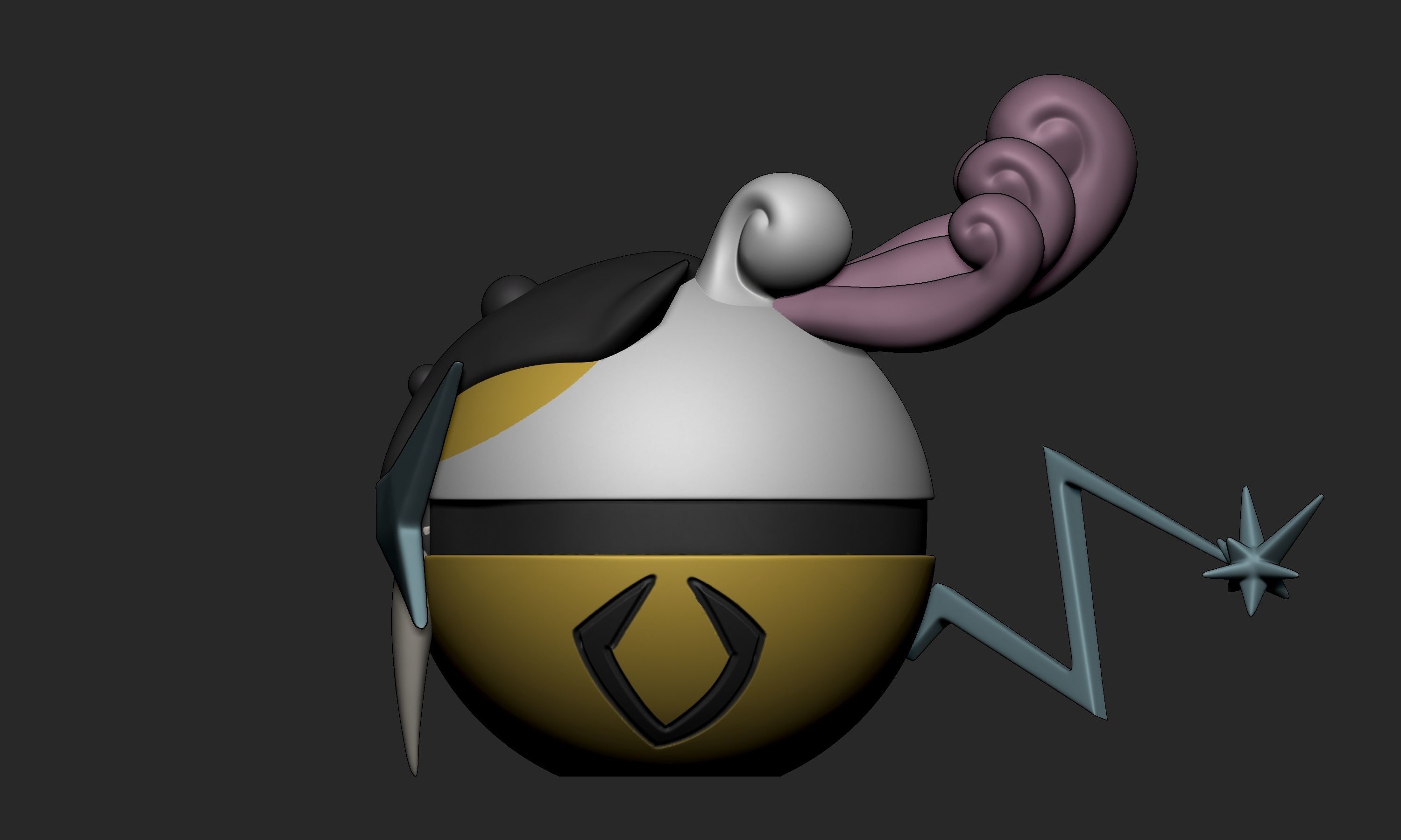 Pokemon Entei Suicune Raikou Pokebal 3D print model_3