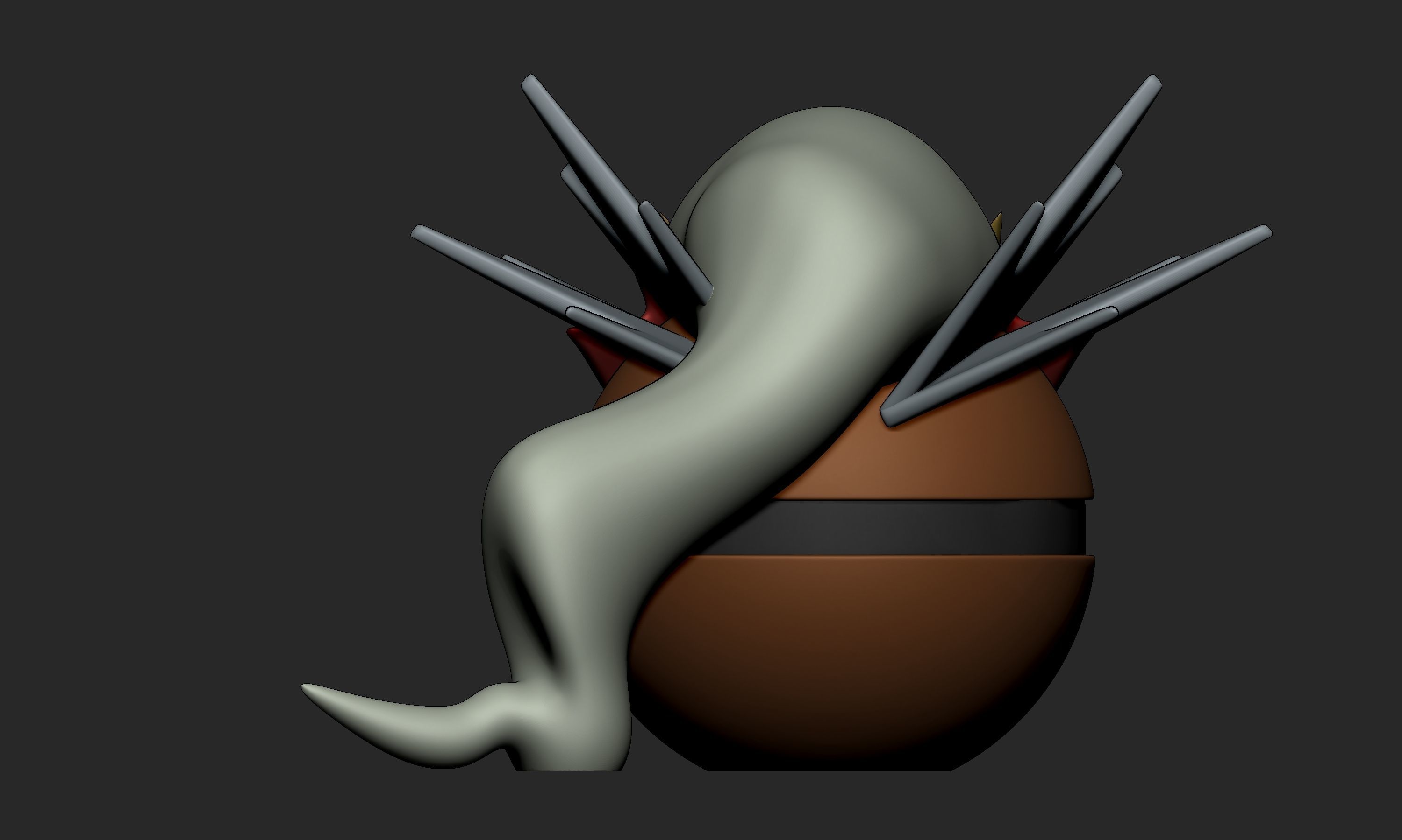 Pokemon Entei Suicune Raikou Pokebal 3D print model_7