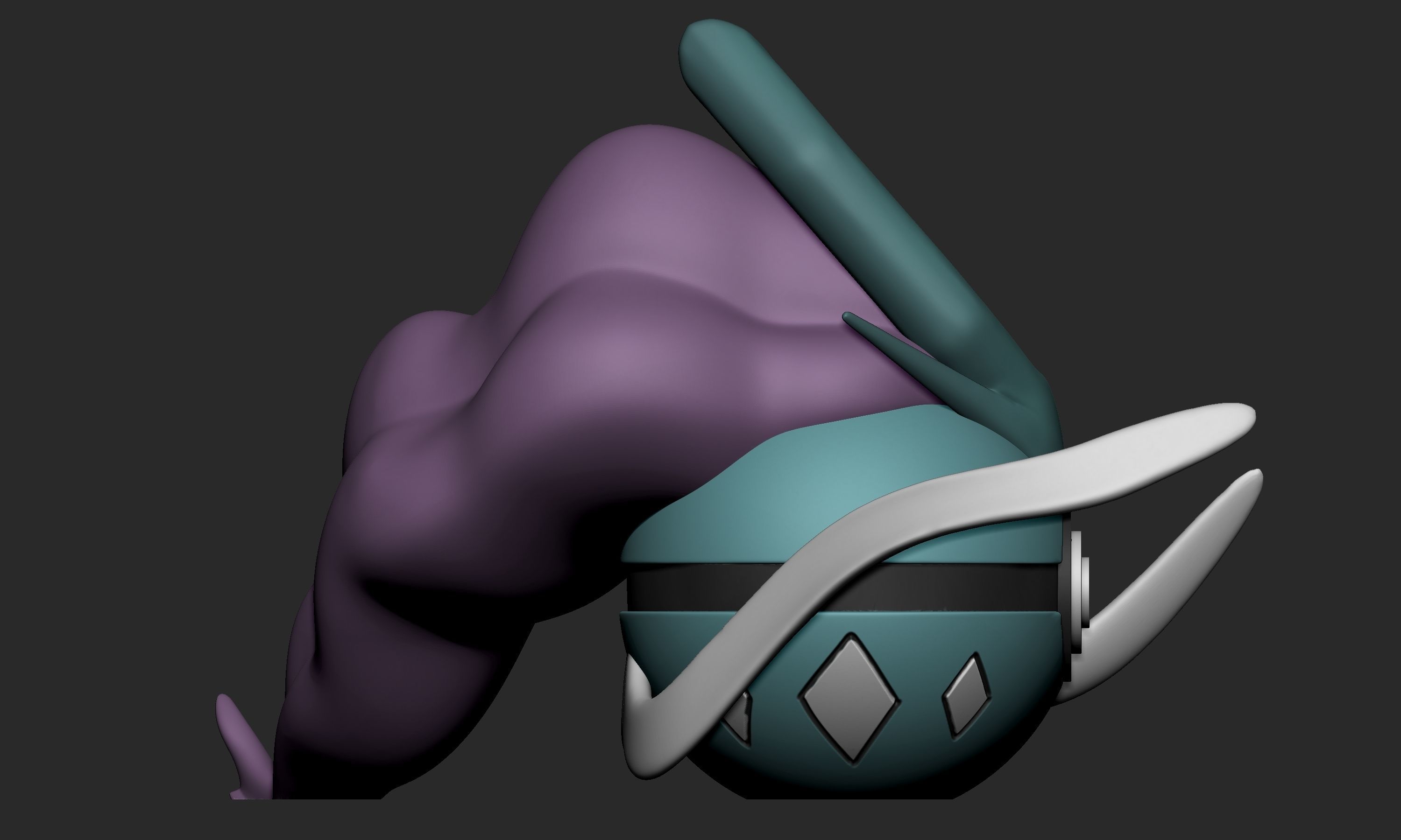 Pokemon Entei Suicune Raikou Pokebal 3D print model_14