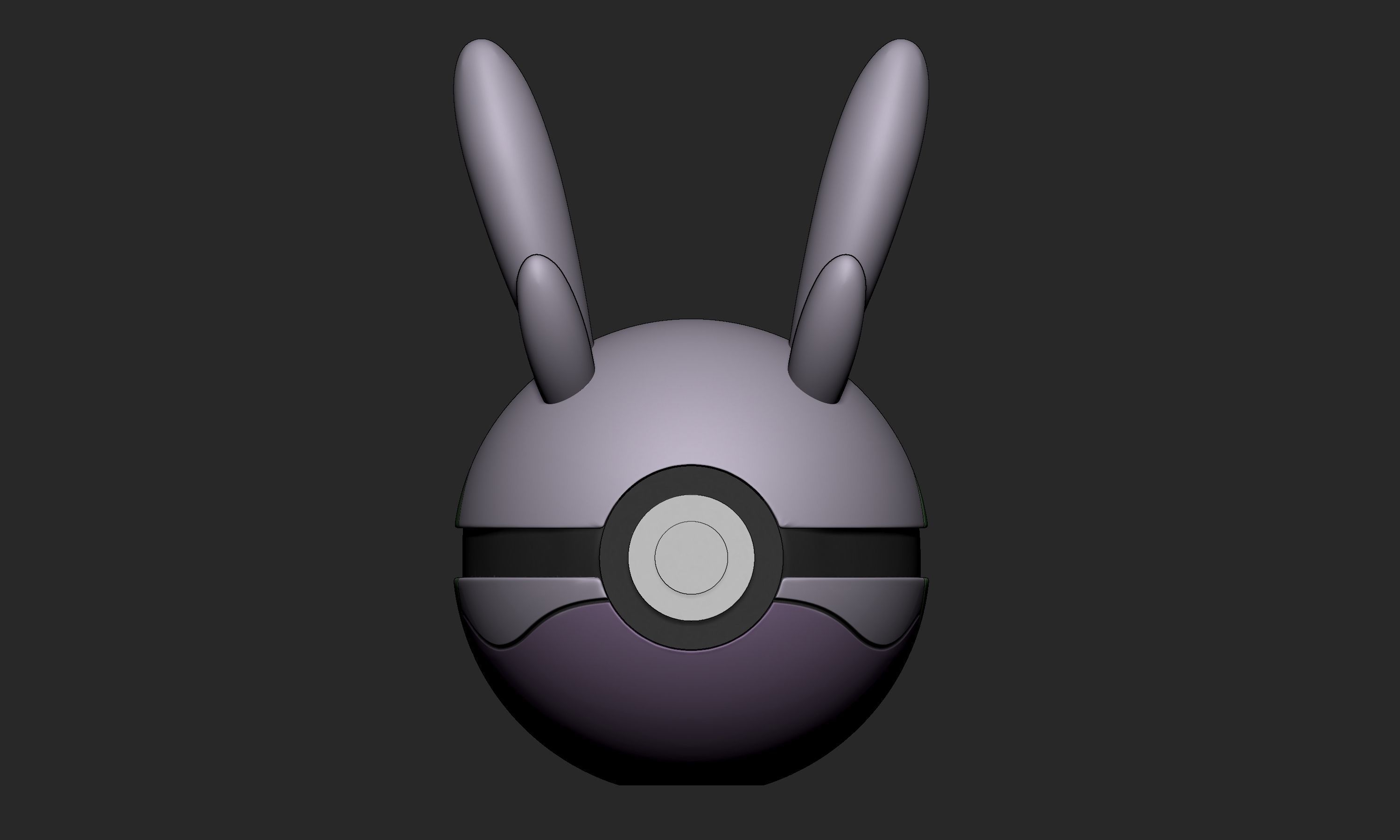 Pokemon Goomy Pokeball 3D print model_1