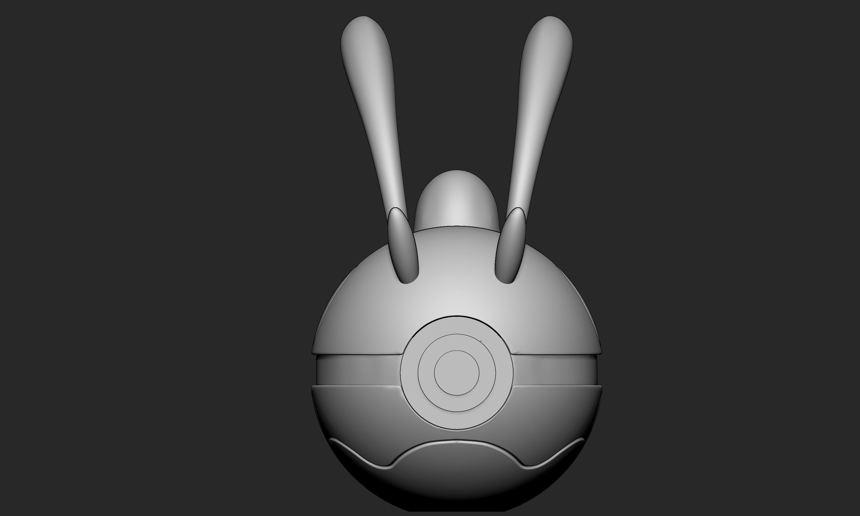 Pokemon Sliggoo Pokeball 3D print model_2