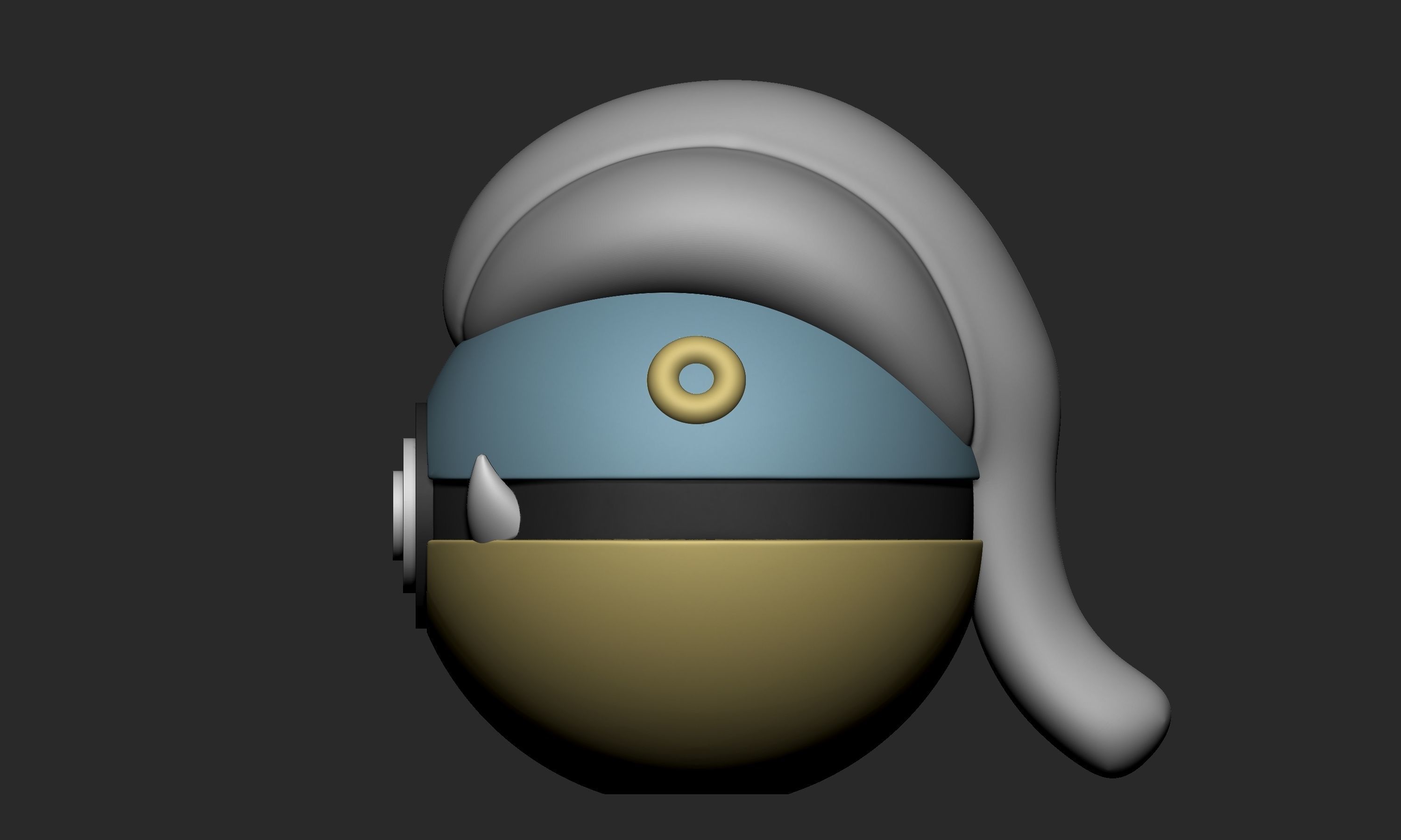 Pokemon Bagon Pokeball 3D print model_4