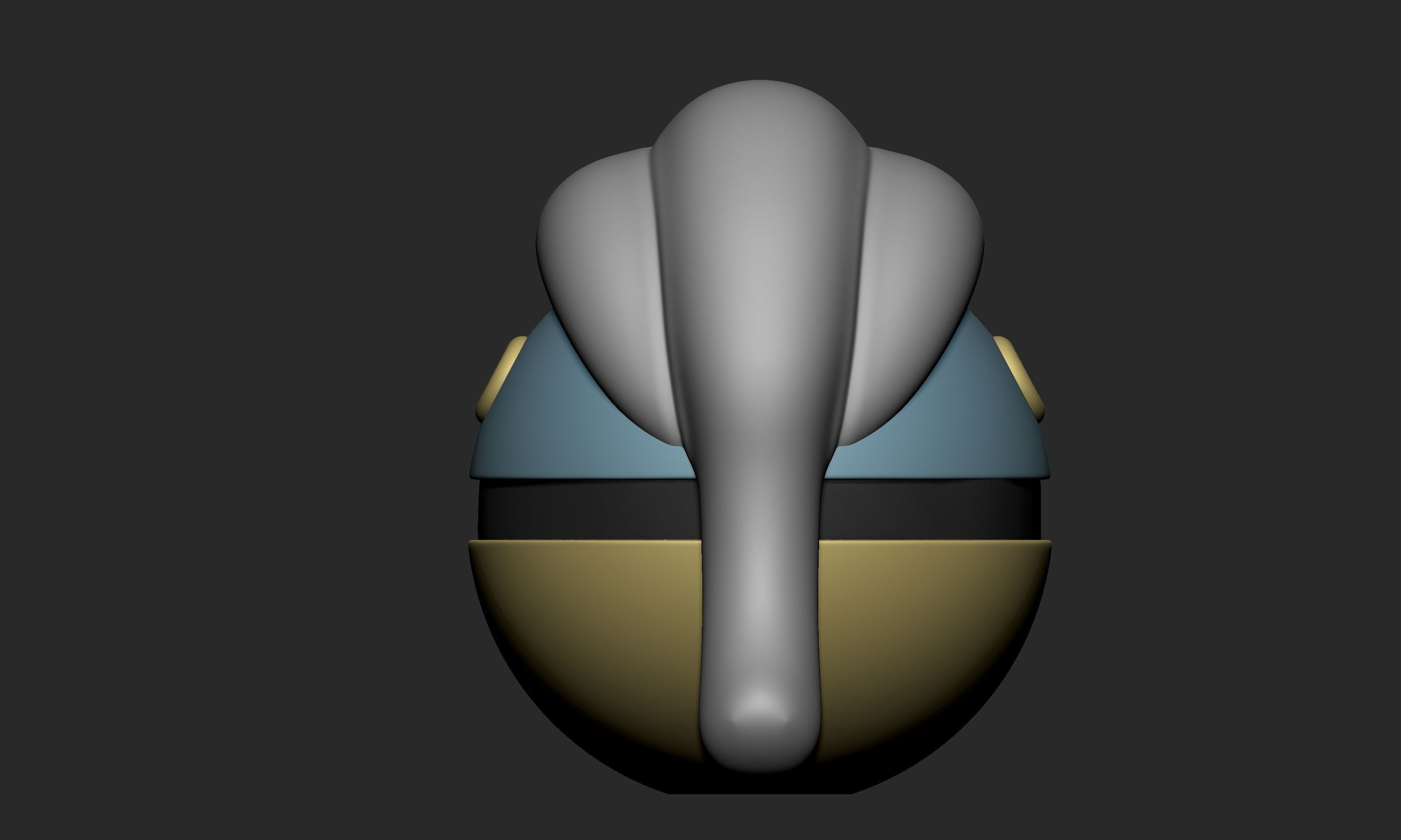 Pokemon Bagon Pokeball 3D print model_5