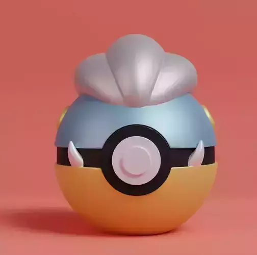 Pokemon Bagon Pokeball 3D print model