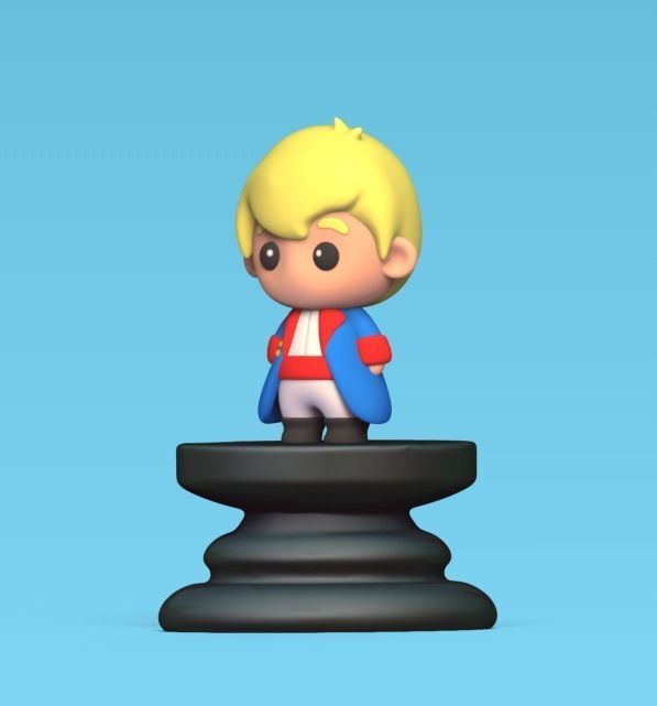 Little Prince Chess - King - Little Prince 3D print model_1