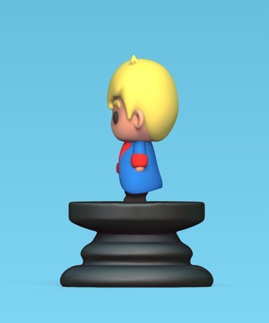 Little Prince Chess - King - Little Prince 3D print model_2
