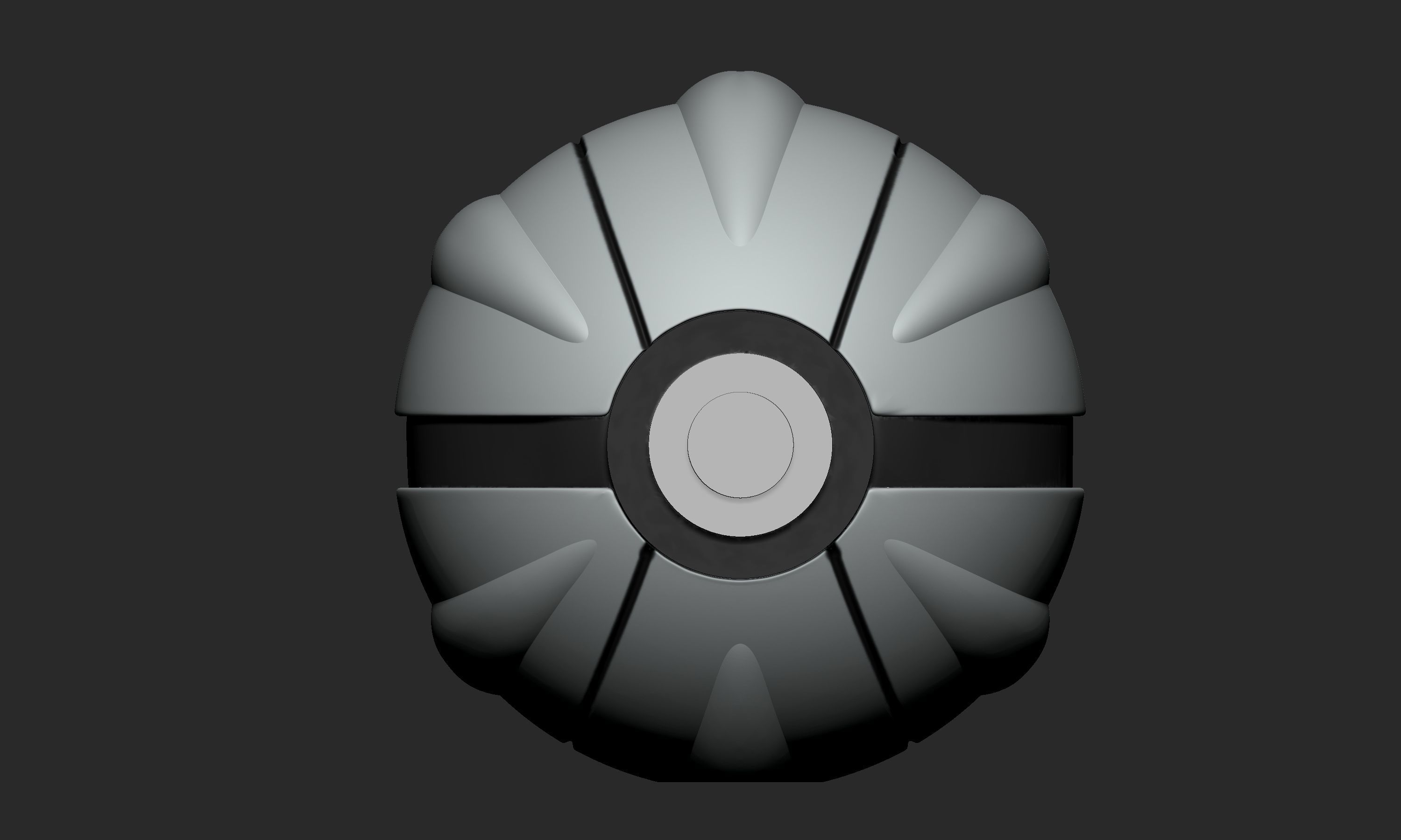 Pokemon Shelgon Pokeball 3D print model_1