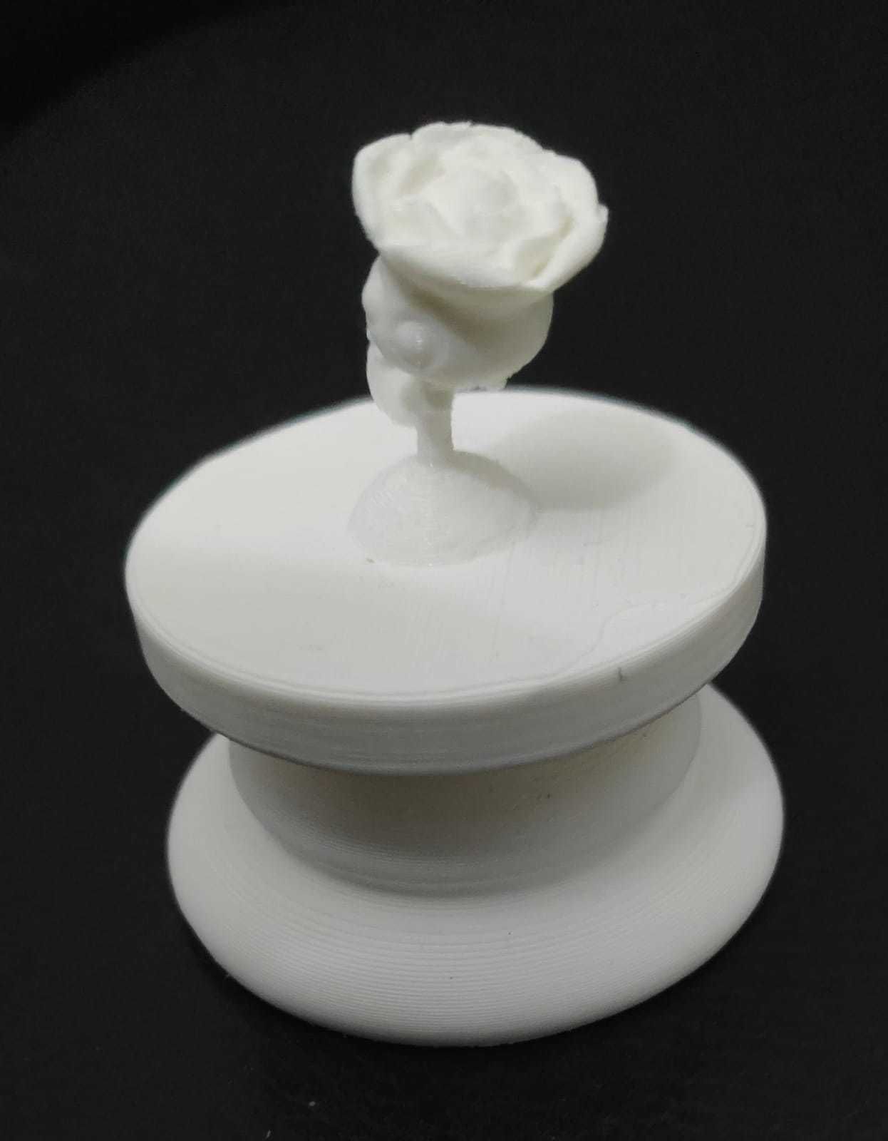 Little Prince Chess - Queen- Rose 3D print model_10