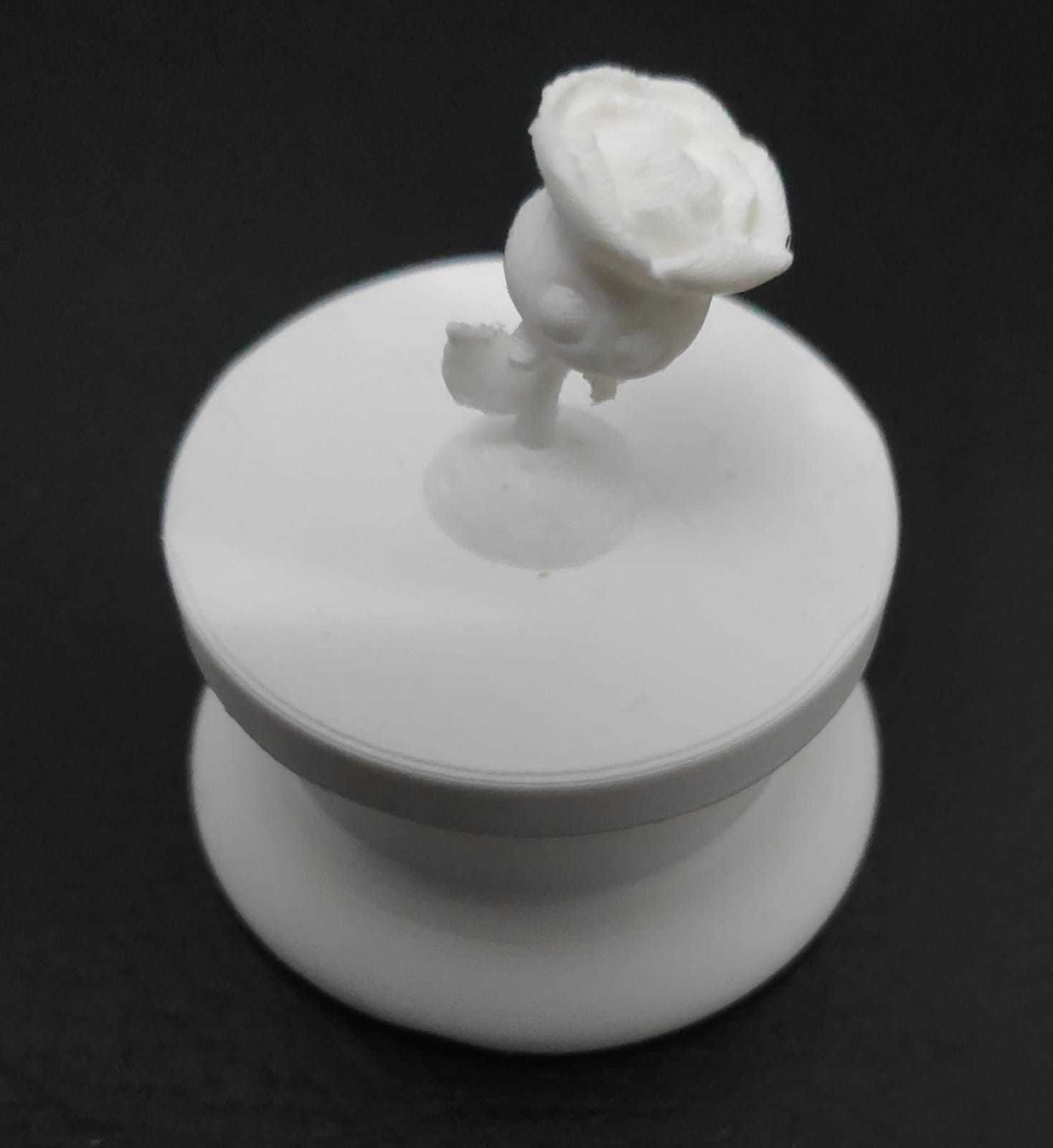 Little Prince Chess - Queen- Rose 3D print model_12