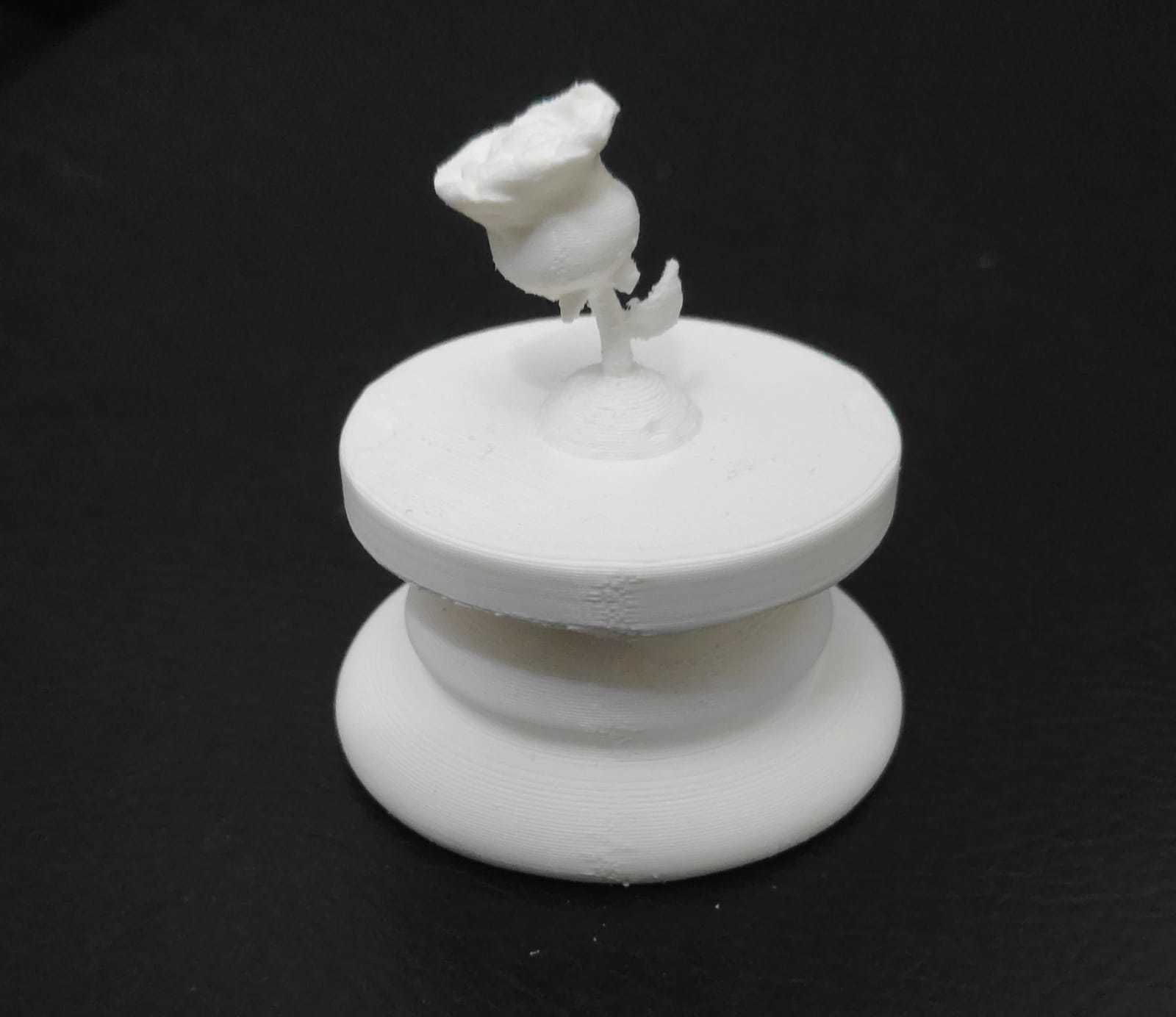 Little Prince Chess - Queen- Rose 3D print model_7