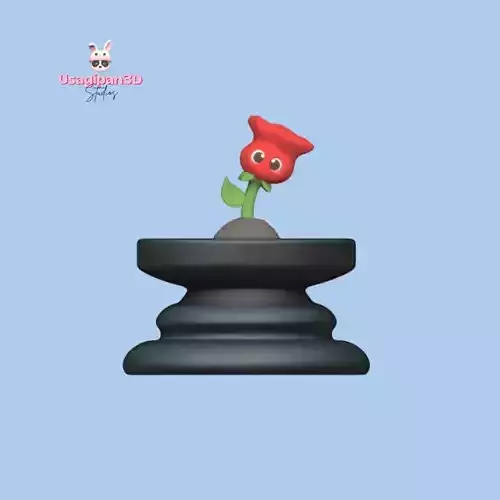 Little Prince Chess - Queen- Rose 3D print model