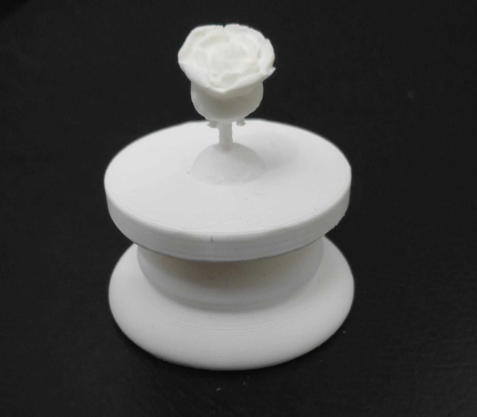 Little Prince Chess - Queen- Rose 3D print model_5